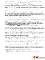 BAI TAP DIEN XOAY CHIEU SO 6 CHO HS ON THI DAI HOC