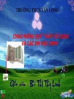 TIẾT 30 CẮM HOA TRANG TRÍ