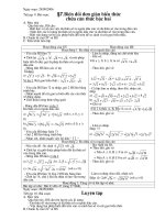 giáo án Đại số 9 tiết 9-10