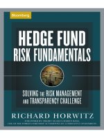 horwitz - hedge fund risk fundamentals; solving the risk management and transparency challenge (2004)