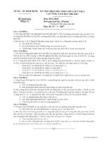 ĐỀ THI HSG HÓA 9 BÌNH ĐỊNH 06-07