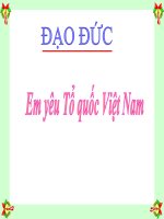 Em yêu Tổ Quốc Việt Nam