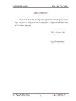 vốn lưu động và một số giải pháp chủ yếu nhằm nâng cao hiệu quả sử dụng vốn lưu động tại công ty cổ phần mirae fiber