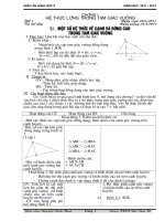 Giáo án Hình học 9 Kì I - 3 cột
