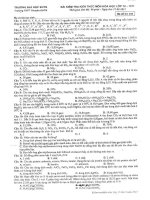 Đề thi thử ĐH+ ĐA ĐHKHTN lần 3(1)