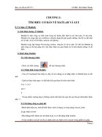 tìm hiểu cơ bản về matlab và gui