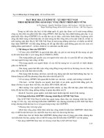 Dạy học Địa lý KTXH VN theo định hướng GD vì sự phát triển bền vững