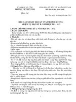 báo cáo học kì I, 2011-2012