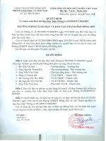 So 52/QD-PGD V/v kiện toàn Ban chỉ đạo thực hiện thông tư 09/2009/TT-BGD ĐT