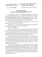 Kế hoạchchỉ đạo công tác thi đua