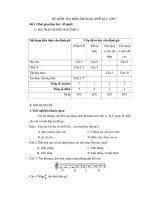 Đề thi âm nhạc kì 1