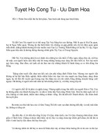 tuyết hồ công tử - ưu đàm hoa