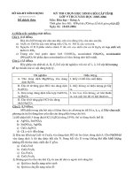 ĐỀ THI HSG HÓA 9 BÌNH ĐỊNH 05-06