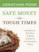 pond - safe money in tough times; everything you need to know to survive the financial crisis (2009)
