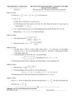ĐỀ THI KHỐI B