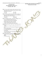 1 số đề KT lớp 10 các trường TP.HCM