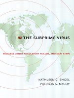 engel & mccoy - the subprime virus; reckless credit, regulatory failure, and next steps (2011)