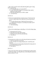 Trắc nghiệm kiểm toán (có đáp án)