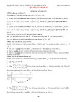 Cực trị hàm số ôn thi quốc gia PTTH