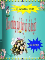 cuoc song xung quanh