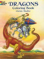 dragons dover coloring book