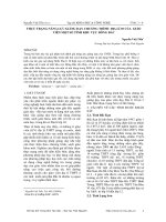 Thực trạng năng lực giảng dạy chương trình Địa lí 10 của giáo viên một số tỉnh khu vực Đông Bắc