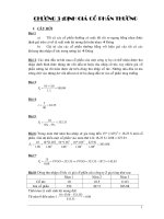 bài tập chương 3 - định giá cổ phần