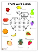 FRUIT WORD SEARCH