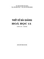 Thiết kế bài giảng Hóa học 11 - Nâng cao (tập 2).