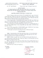 QD THANH LAP BAN TỔ CHỨC HỘI THI GV DẠY GIỎI