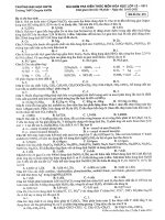 Đề thi thử ĐH+ ĐA ĐHKHTN lần 2