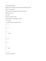 Đề thi HSG Hóa huyện Quỳnh Nhai