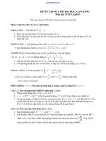 ĐỀ THI THỬ TOÁN KHỐI D - BÁO TUỔI TRẺ