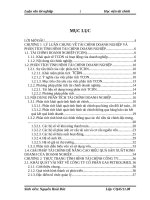 đánh giá thực trạng tài chính và một số giải pháp chủ yếu nâng cao hiệu quả hoạt động kinh doanh tại công ty cổ phần gas petrolimex