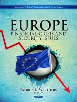 werthers (ed.) - europe; financial crisis and security issues (2011)