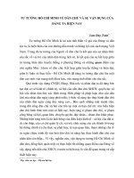 TƯ TƯỞNG hồ CHÍ MINH về dân CHỦ và sự vận DỤNG của ĐẢNG TA HIỆN NAY