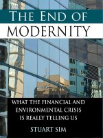 sim - the end of modernity; what the financial and environmental crisis is really telling us (2010)