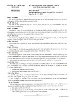 ĐỀ THI HSG HÓA 9 BÌNH ĐỊNH 07-08