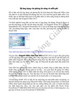 Bộ ứng dụng văn phòng đa năng 2012 miễn phí