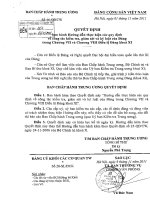 Quy định số: 46/QĐ/TW