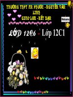 HDNGLL THANG 11 LÓP 12