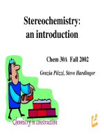 BÀI GIANG ĐỒNG PHÂN LẬP THỂ