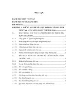 thực trạng và giải pháp nâng cao chất lượng bảo đảm tiền vay tại ngân hàng tmcp công thương việt nam – chi nhánh ba đình