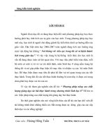 skkn phương pháp nâng cao chất lượng giảng dạy các bài thực hành trong chương trình sinh học lớp 8