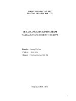 skkn kỹ năng đổi đơn vị đo lớp 5