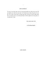 kế toán hoạt động xuất khẩu sản phẩm, hàng hóa tại các doanh nghiệp thuộc tổng công ty chè việt nam