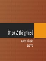 giải đề thi học kỳ môn cơ sở thông tin số (lý thuyết thông tin)