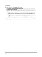 HOW TO BUILD UP A GOOG BRAND NAME