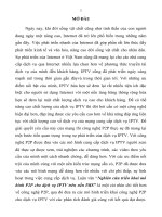 Tóm tắt luận văn Nghiên cứu triển khai mô hình P2P cho dịch vụ IPTV trên nền IMS