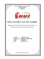 hoàn thiện hệ thống kênh phân phối tại công ty cổ phần ô tô tuấn nam trang